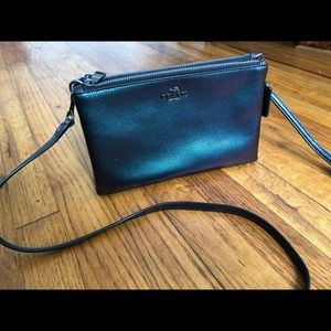 Coach black holographic Lyla crossbody
